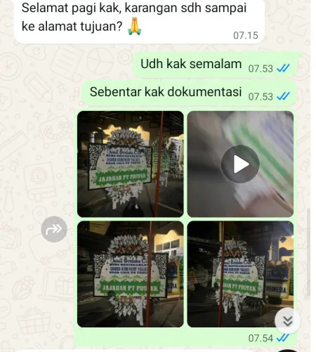 Pengiriman Papan Bunga Selamat Kiarasari Compreng