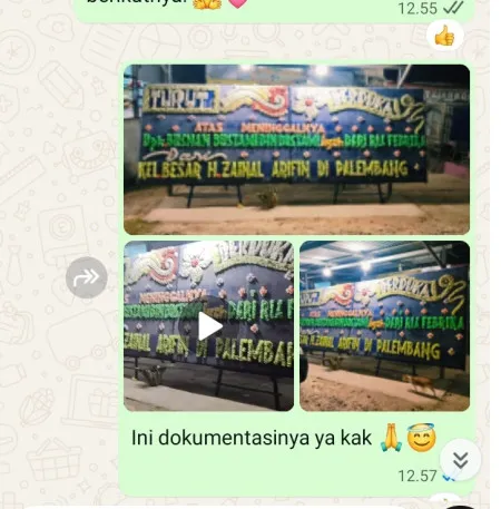 Pengiriman Papan Bunga Duka Kiarasari Compreng